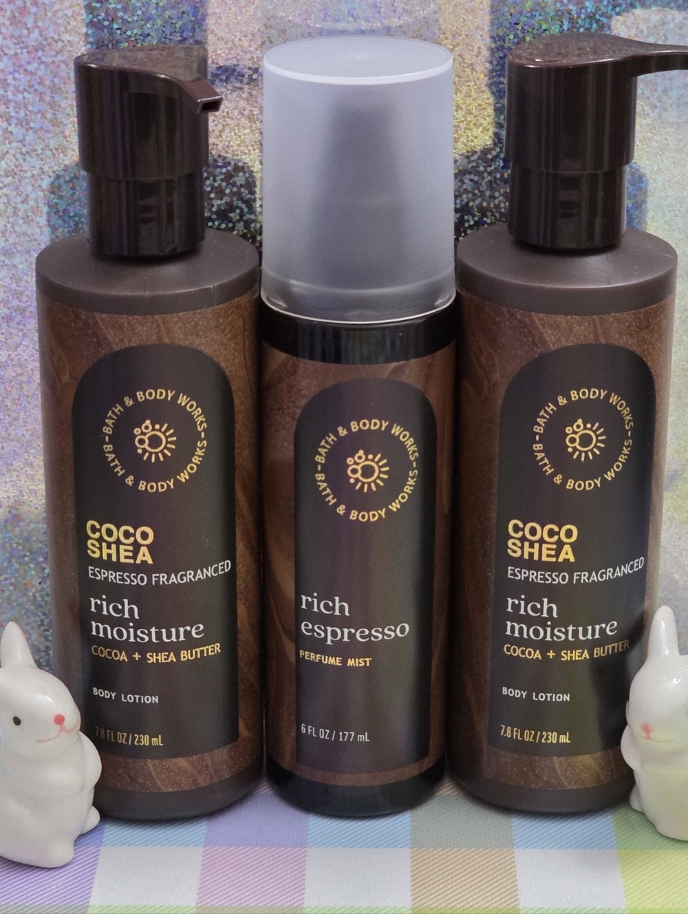 Bath Body Works Coco Shea Rich Moisture Body Lotion & Perfume Mist Set NEW Rare